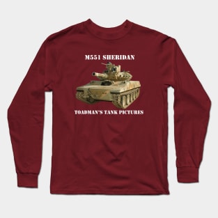 M551 Sheridan wht_txt2 Long Sleeve T-Shirt